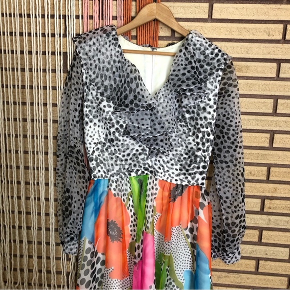 60's Jack Bryan "Dupuis" Gown - 6 - 8 - Bridesmaid - Prom - Frock - Party - Grad - Picture 4 of 15